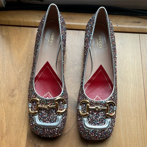 Gucci Lovelight Crystal ballet flat with horsebit - Picture 5 of 15